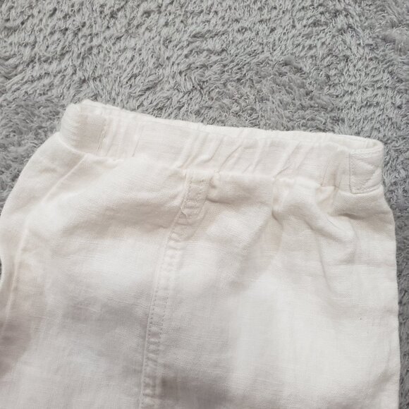 Lauren Ralph Lauren Women White Linen Cargo Jogger Pants NWT $165 Sizes Resort - Picture 6 of 16
